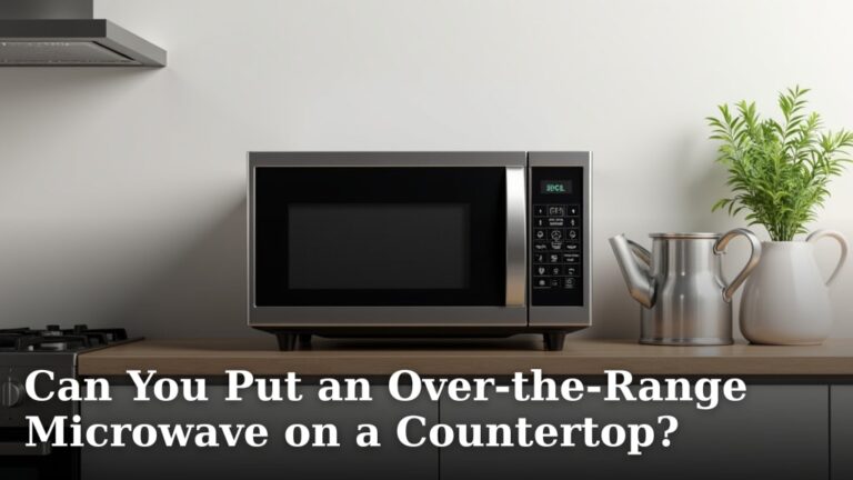 Can You Put an Over-the-Range Microwave on a Countertop?