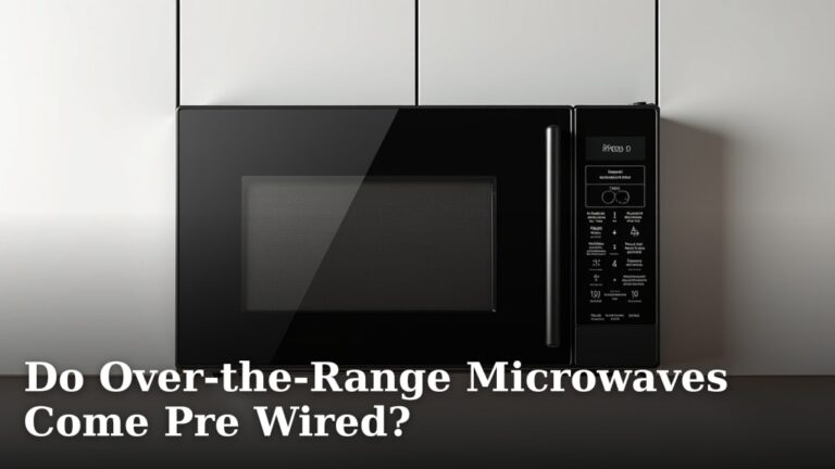 Do Over-the-Range Microwaves Come Pre Wired?