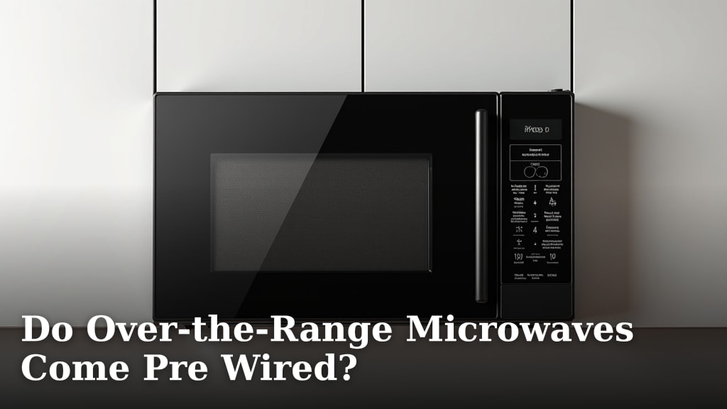 Do Over-the-Range Microwaves Come Pre Wired?