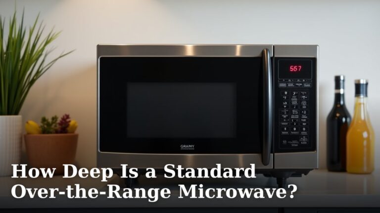 How Deep Is a Standard Over-the-Range Microwave?