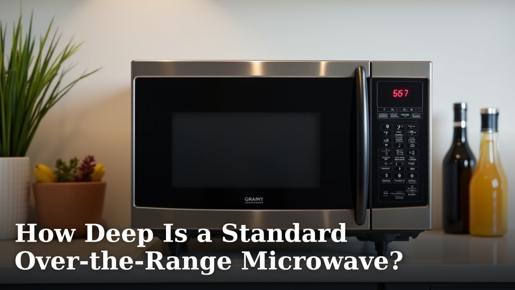 How Deep Is a Standard Over-the-Range Microwave?