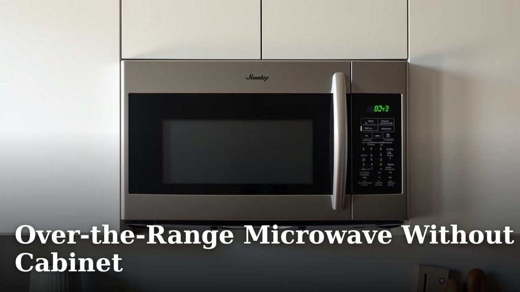 Over-the-Range Microwave Without Cabinet