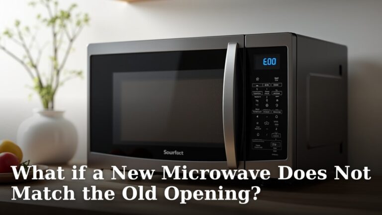 What if a New Microwave Does Not Match the Old Opening?