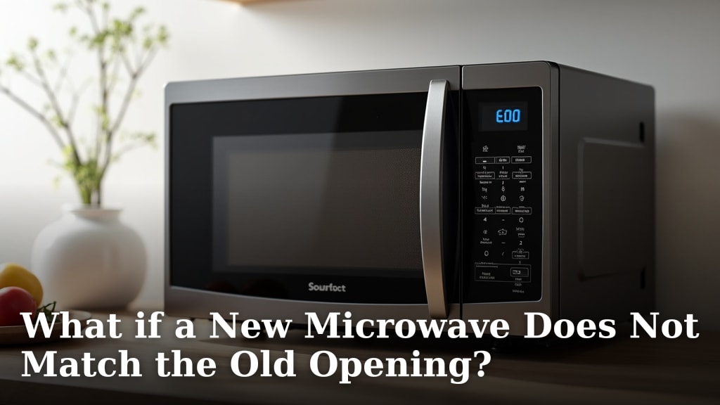 What if a New Microwave Does Not Match the Old Opening?