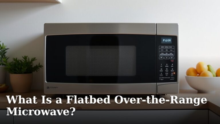 What Is a Flatbed Over-the-Range Microwave?