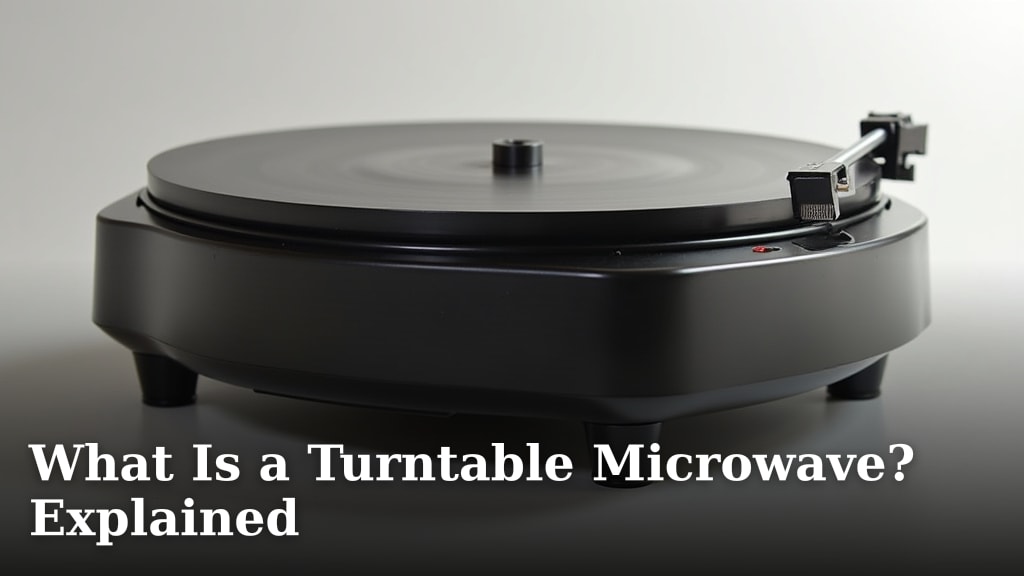 What Is a Turntable Microwave? Explained