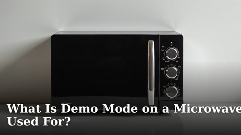 What Is Demo Mode on a Microwave Used For?