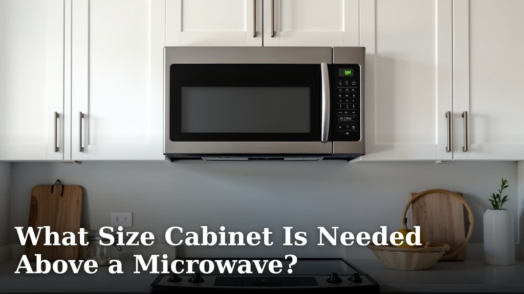 What Size Cabinet Is Needed Above a Microwave?