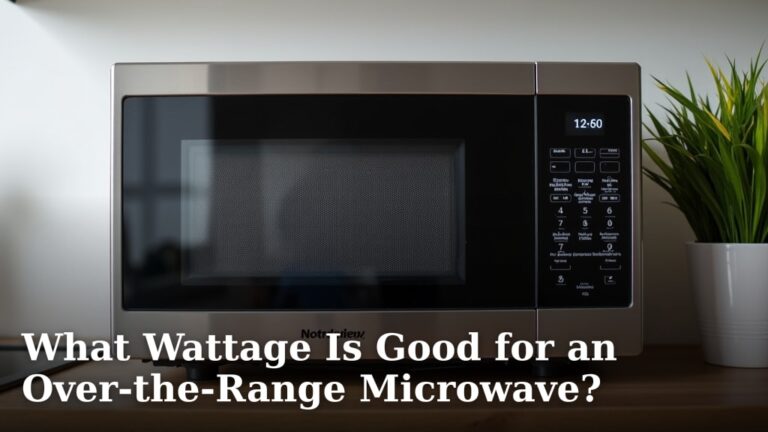 What Wattage Is Good for an Over-the-Range Microwave?